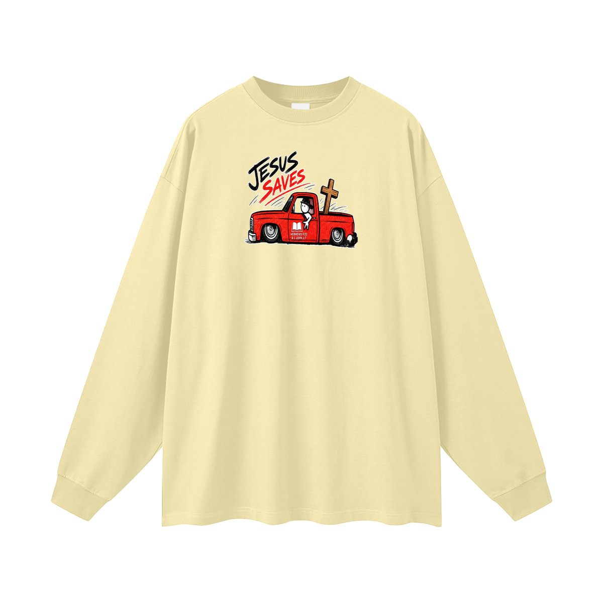 Oversized Unisex Long Sleeve T-Shirt