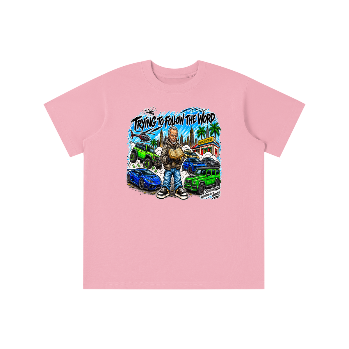 TRYING TO FOLLOW THE WORD youth T-shirt