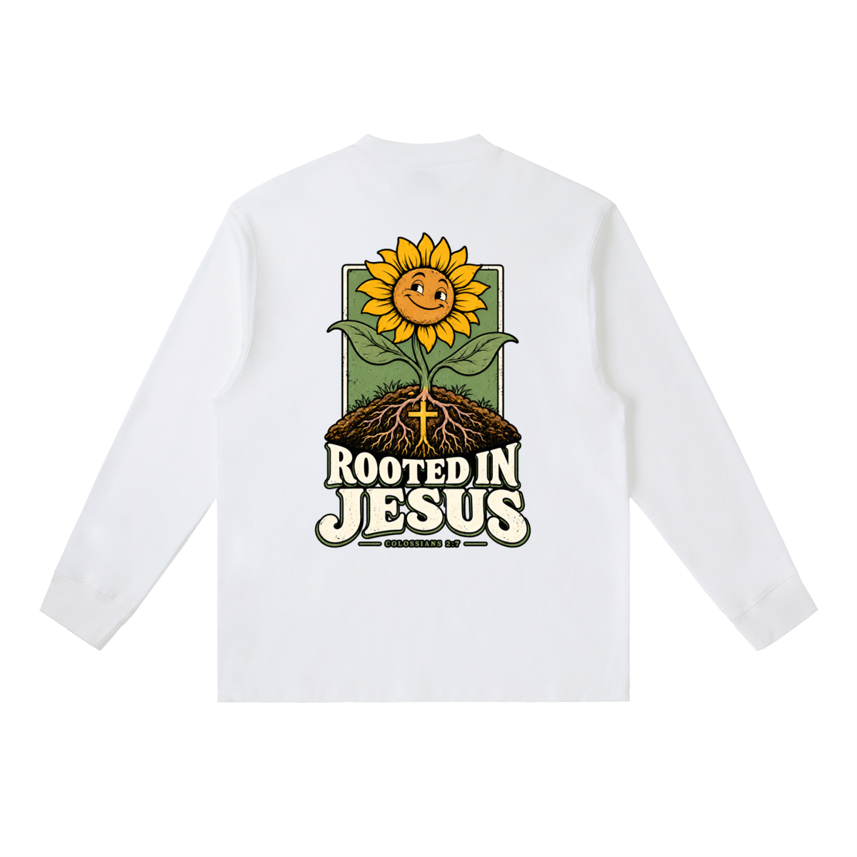 Rooted in Jesus Long-Sleeve T-Shirt