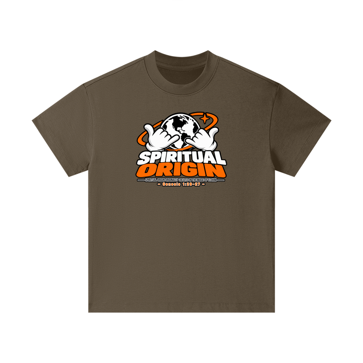 SPIRITUAL ORGIN SPIRITUAL ORGIN ORIGINALLY CREATED IN THE IMAGE OF ELOHIM - GENESIS 1:26-27 - Kids T-Shirt