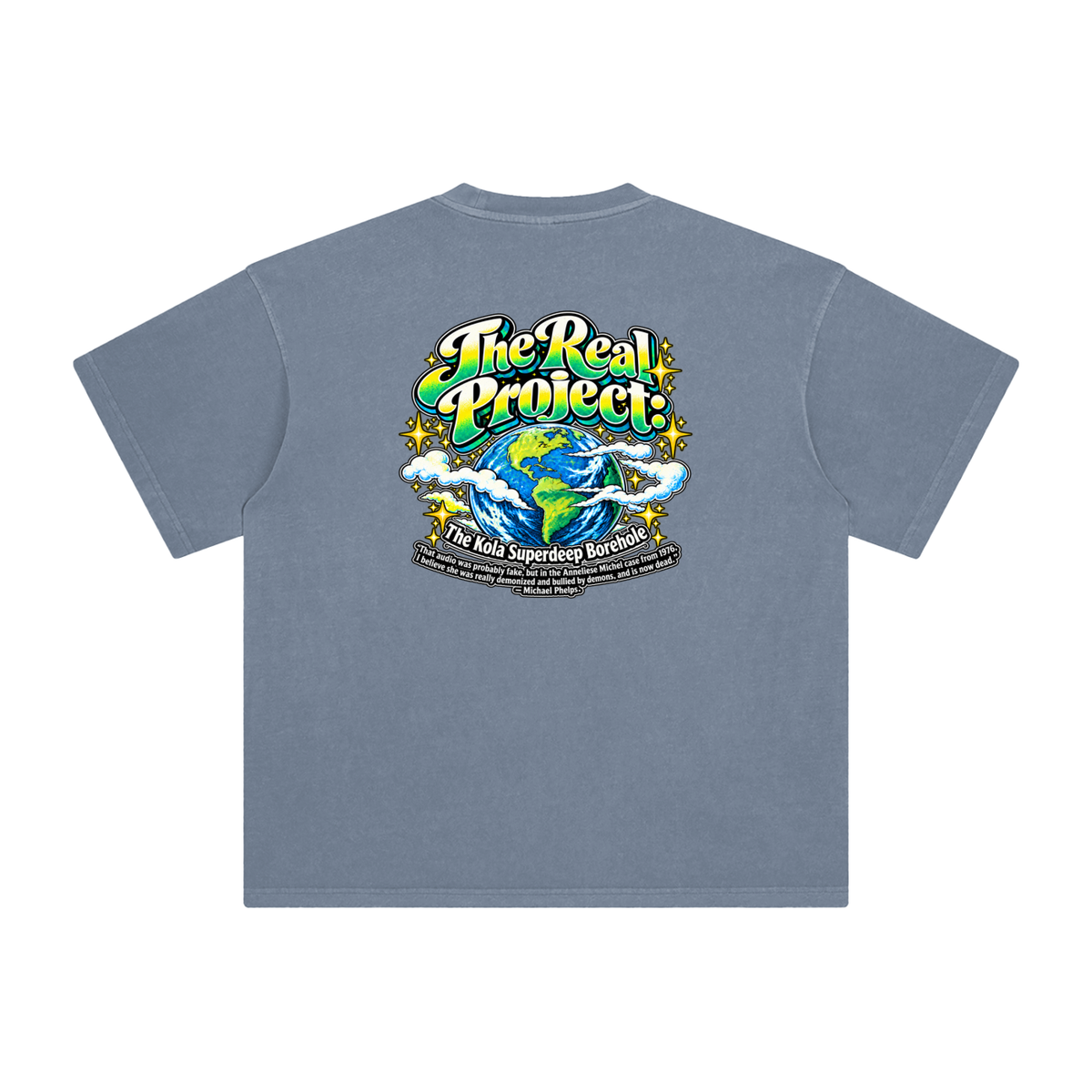 REDEEMED BY THE OF JESUS ACCORDING TO EPHESIANS 1:7 THE REAL PROJECT: THE KOLA SUPERDEEP BOREHOLE T-Shirt