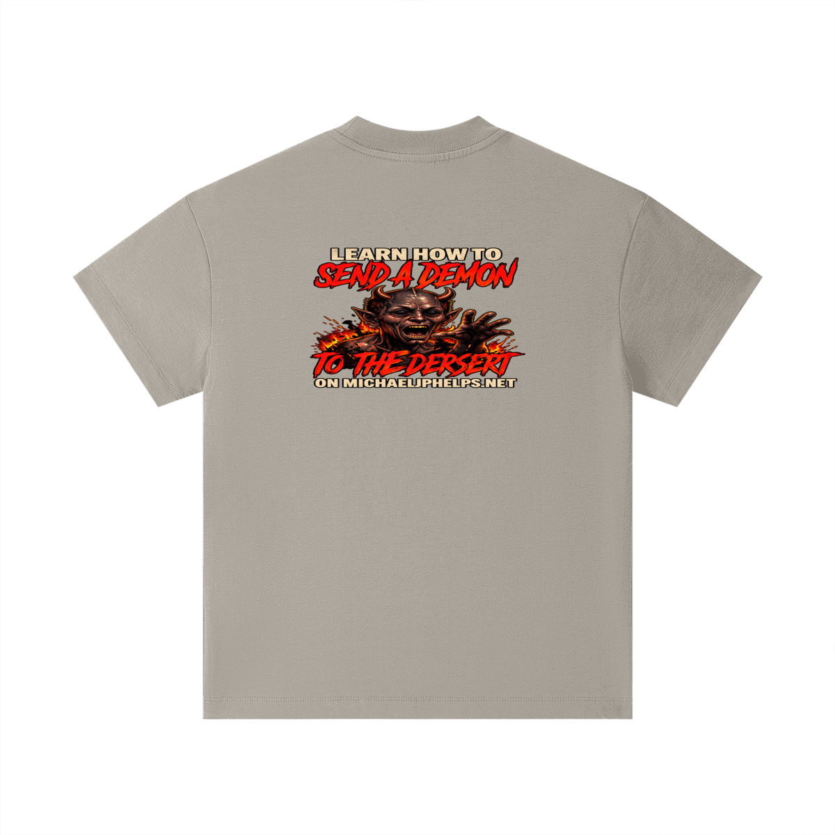 LEAN INTO THE HATE SEND A DEMON TO DESERT AND KNOW THAT GOD HATES ALL WHO DO EVIL ACCORDING TO PSALM 5:5 NLT LEARN HOW TO SEND A DEMON TO THE DESERT ON MICHAELJPHELPS.NET Kids T-Shirt
