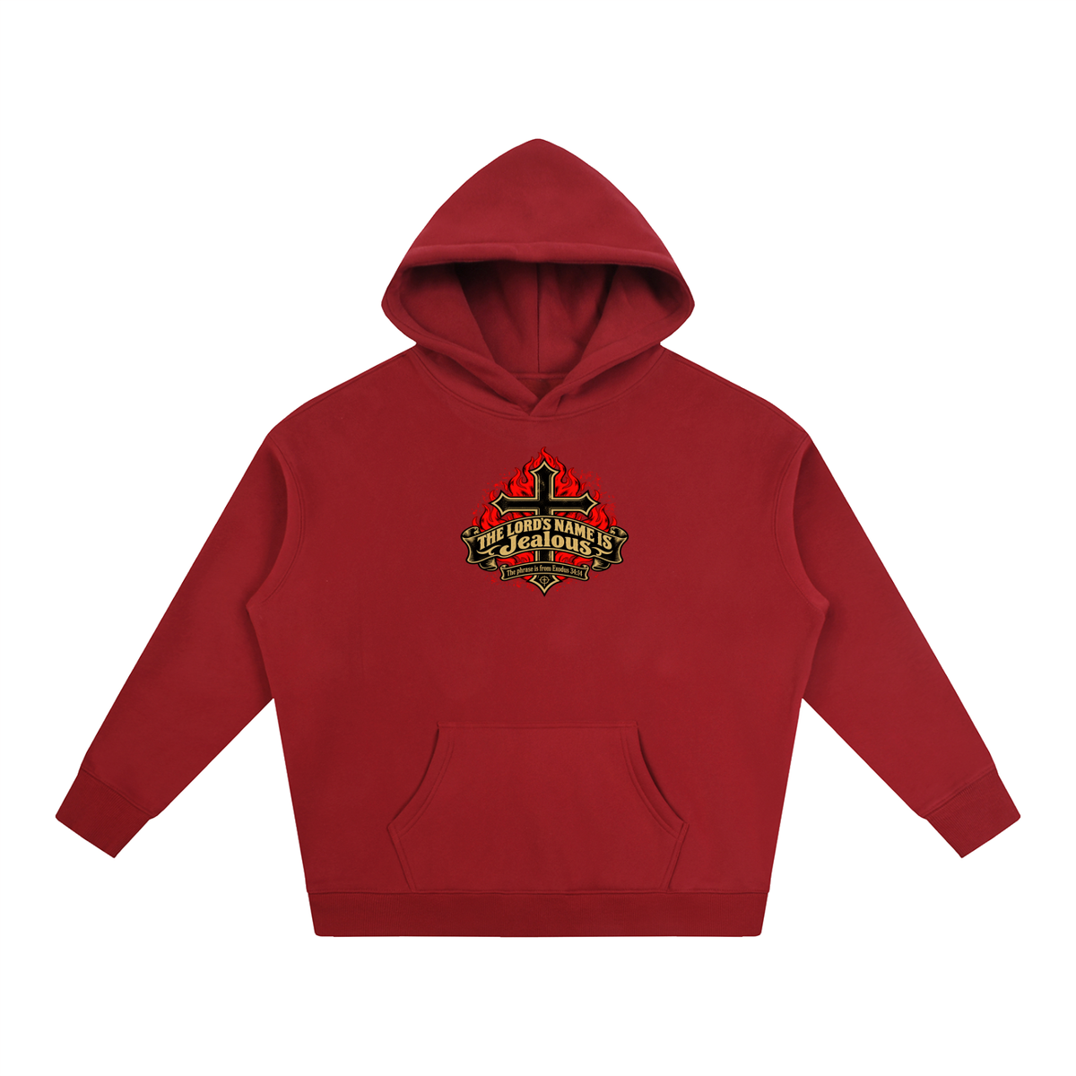 THE LORD'S NAME IS Jealous The phrase is from Exodus 34:14 Hoodie