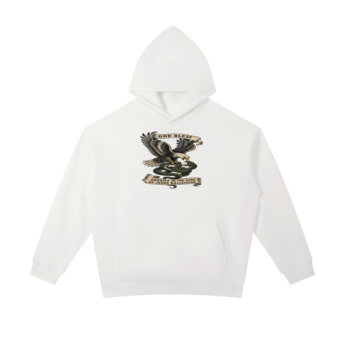 GOD BLESS AMERICA IN NAME OF JESUS HALLELUJAH Hoodie