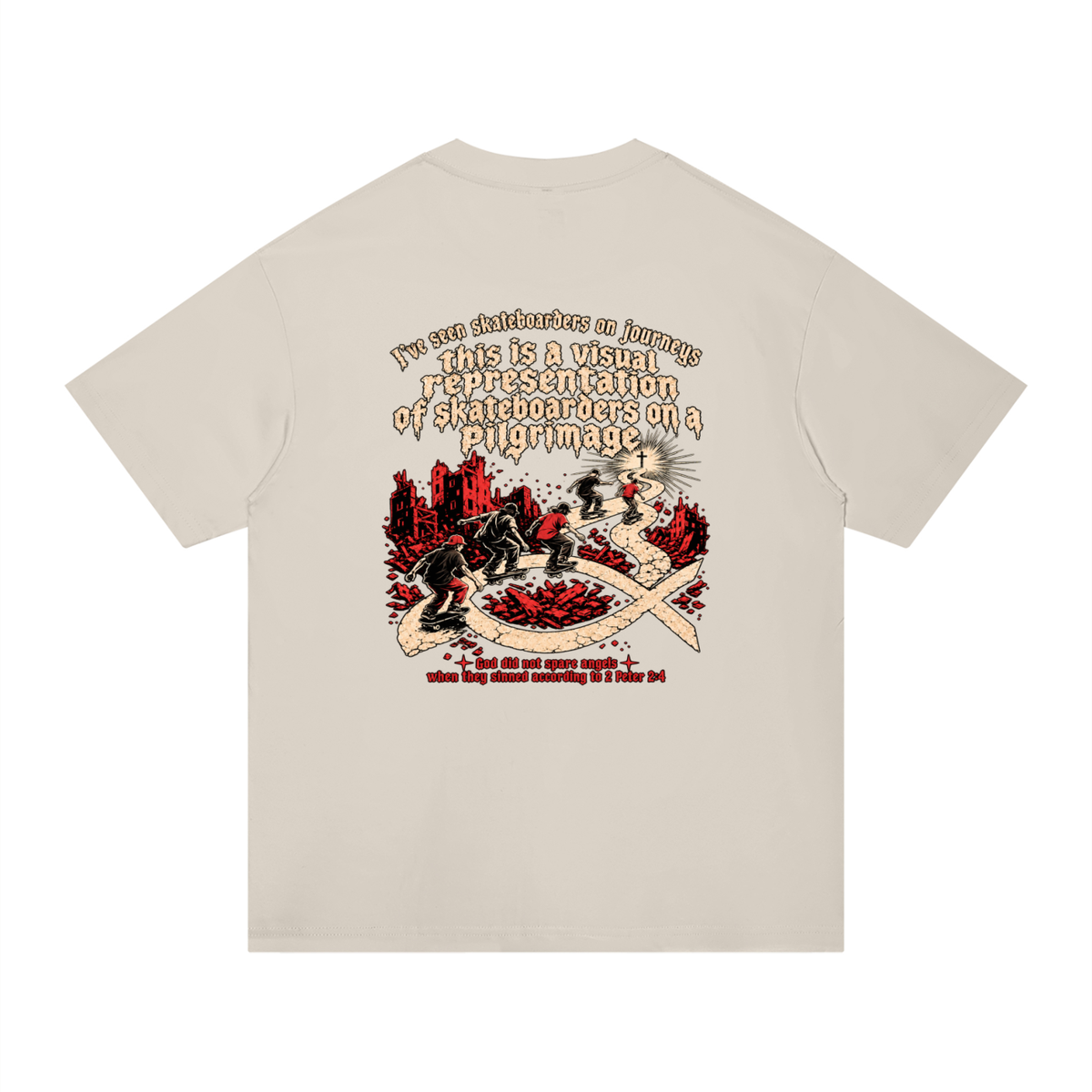 skateboarders on a pilgrimage T-Shirt