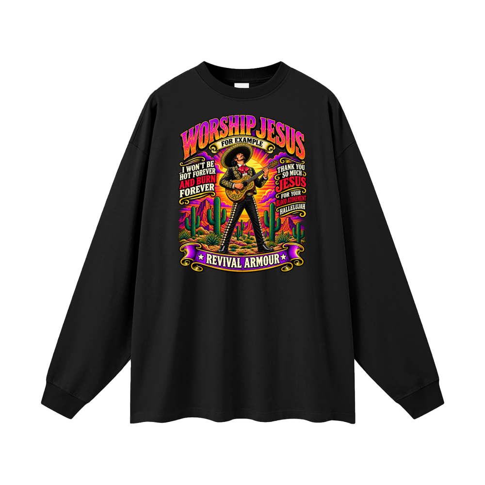 WORSHIP JESUS revival armour Long Sleeve T-Shirt