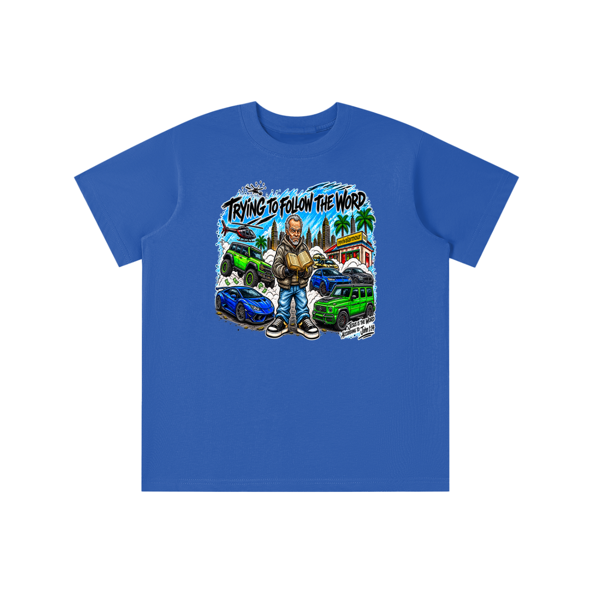 TRYING TO FOLLOW THE WORD youth T-shirt
