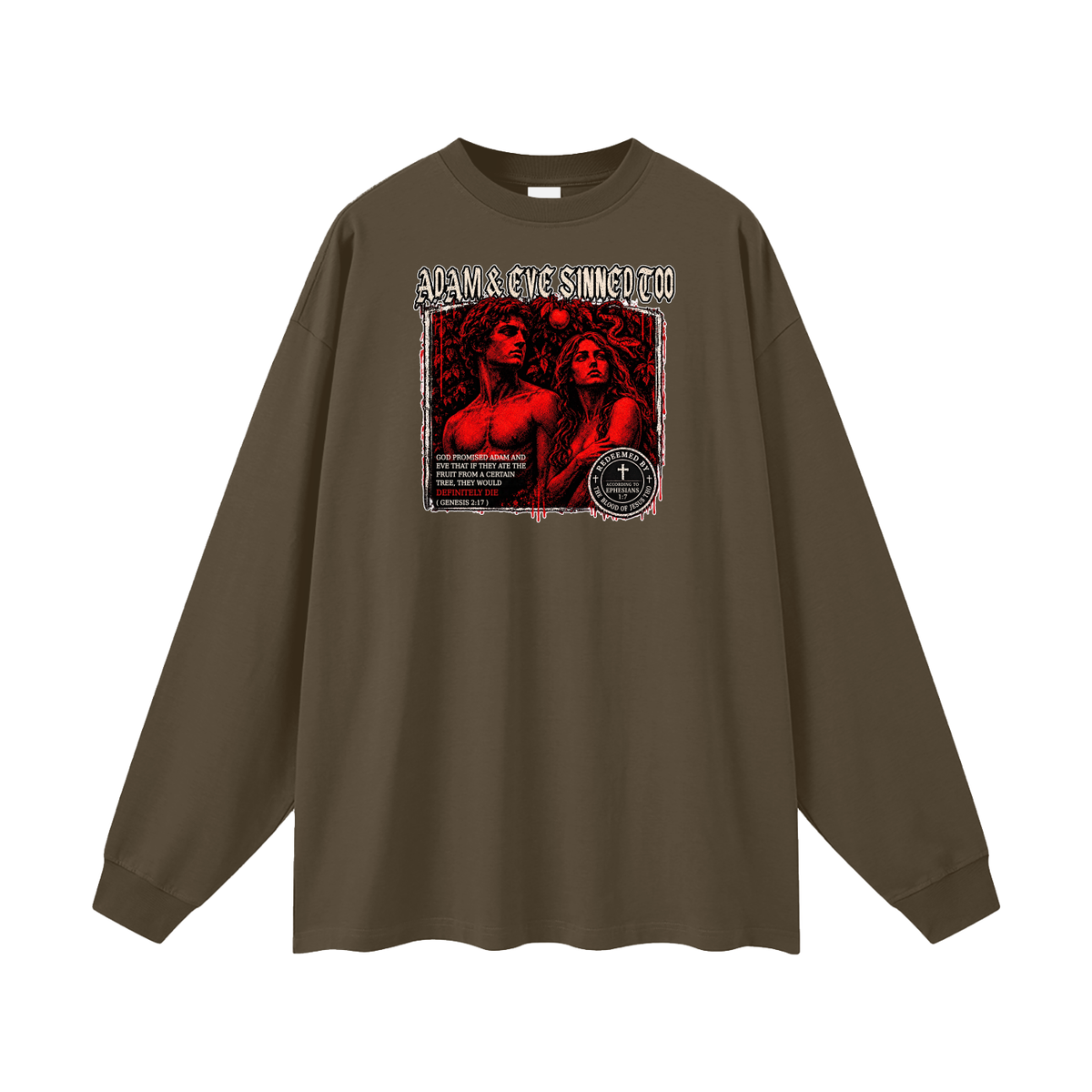 ADAM & EVE SINNED TOO Long Sleeve T-Shirt