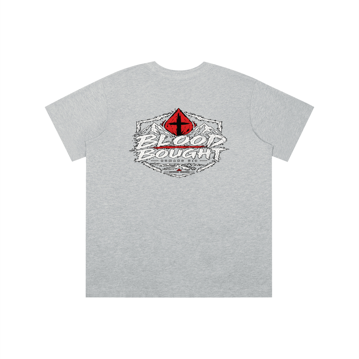 BLOOD BOUGHT - ROMANS 5:9 - youth T-shirt