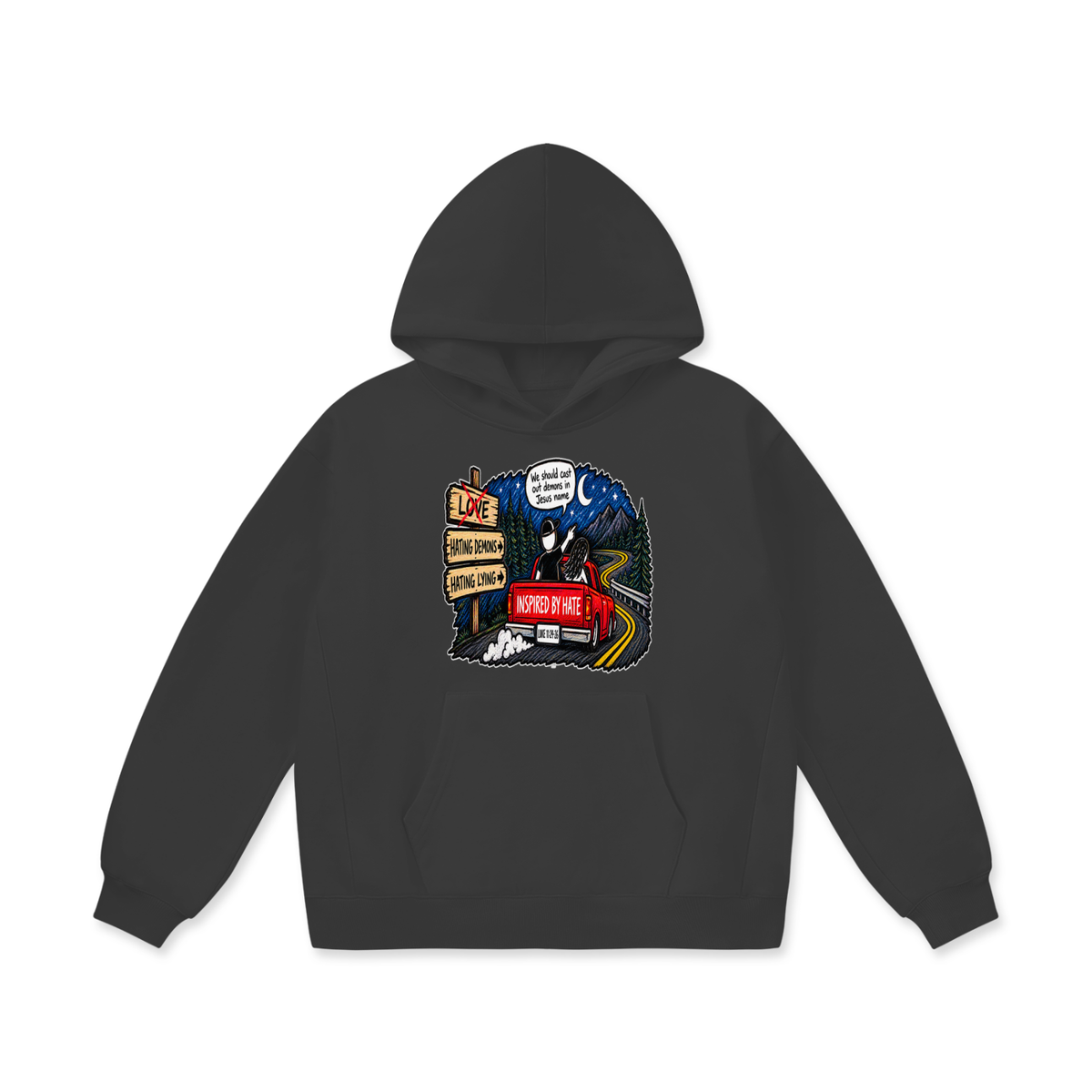 INSPIRED BY HATE Hoodie