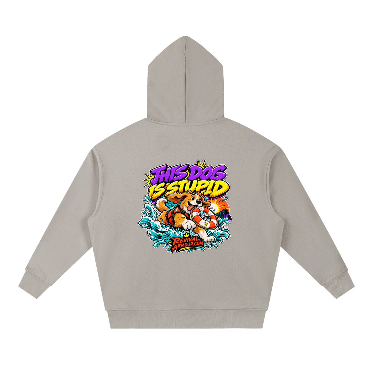 THIS DOG IS STUPID REVIVALARMOUR.COM Hoodie