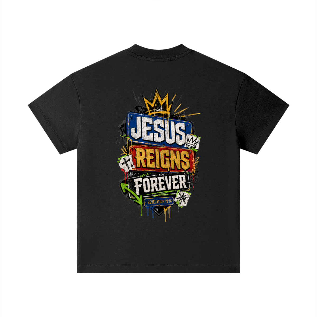 Jesus Reigns Forever Kids T-Shirt