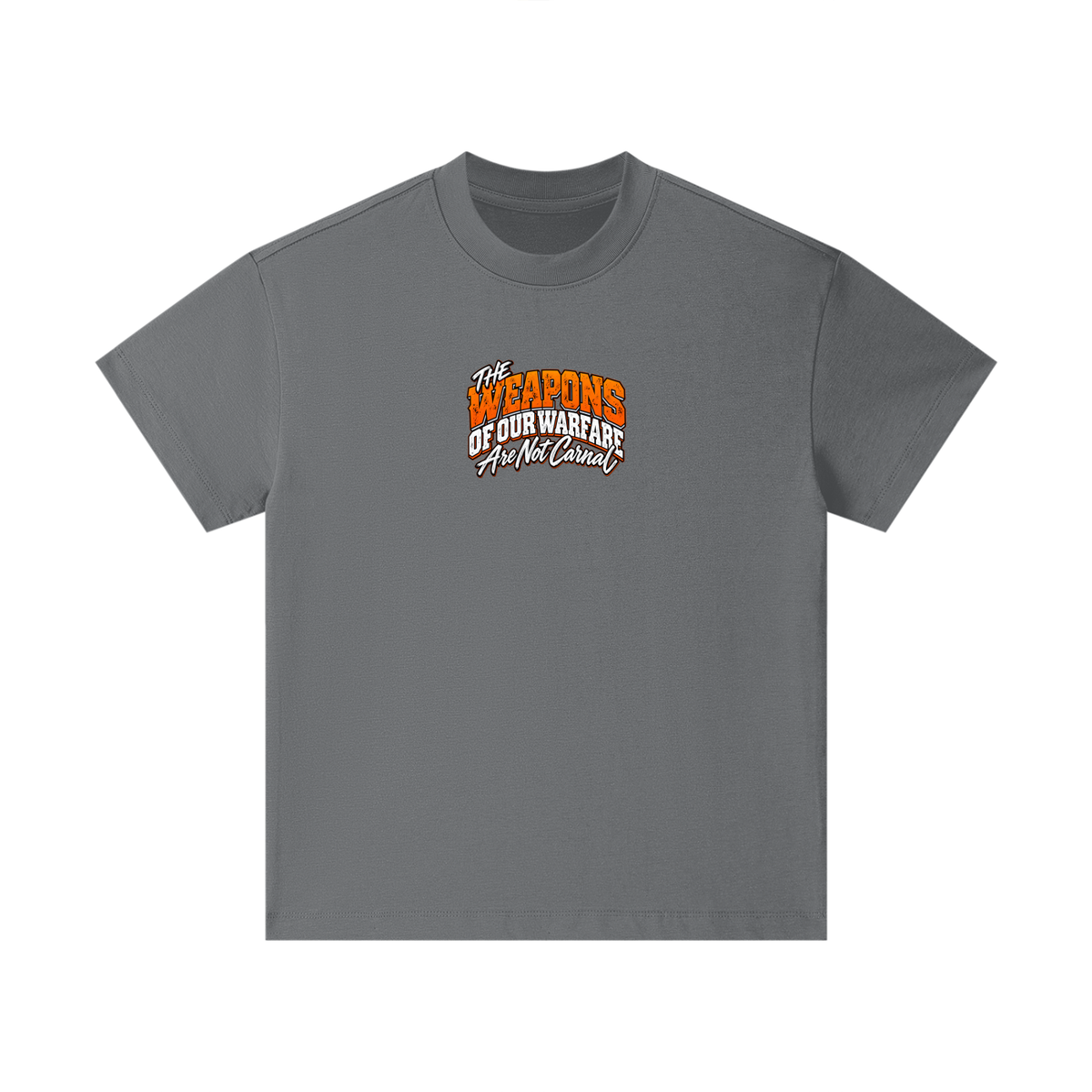 THE WEAPONS OF OUR WARFARE ARE NOT CARNAL HE IS COMMANDING EVIL SPIRITS TO LEAVE IN THE NAME OF JESUS - LUKE 10:19 - Kids T-Shirt