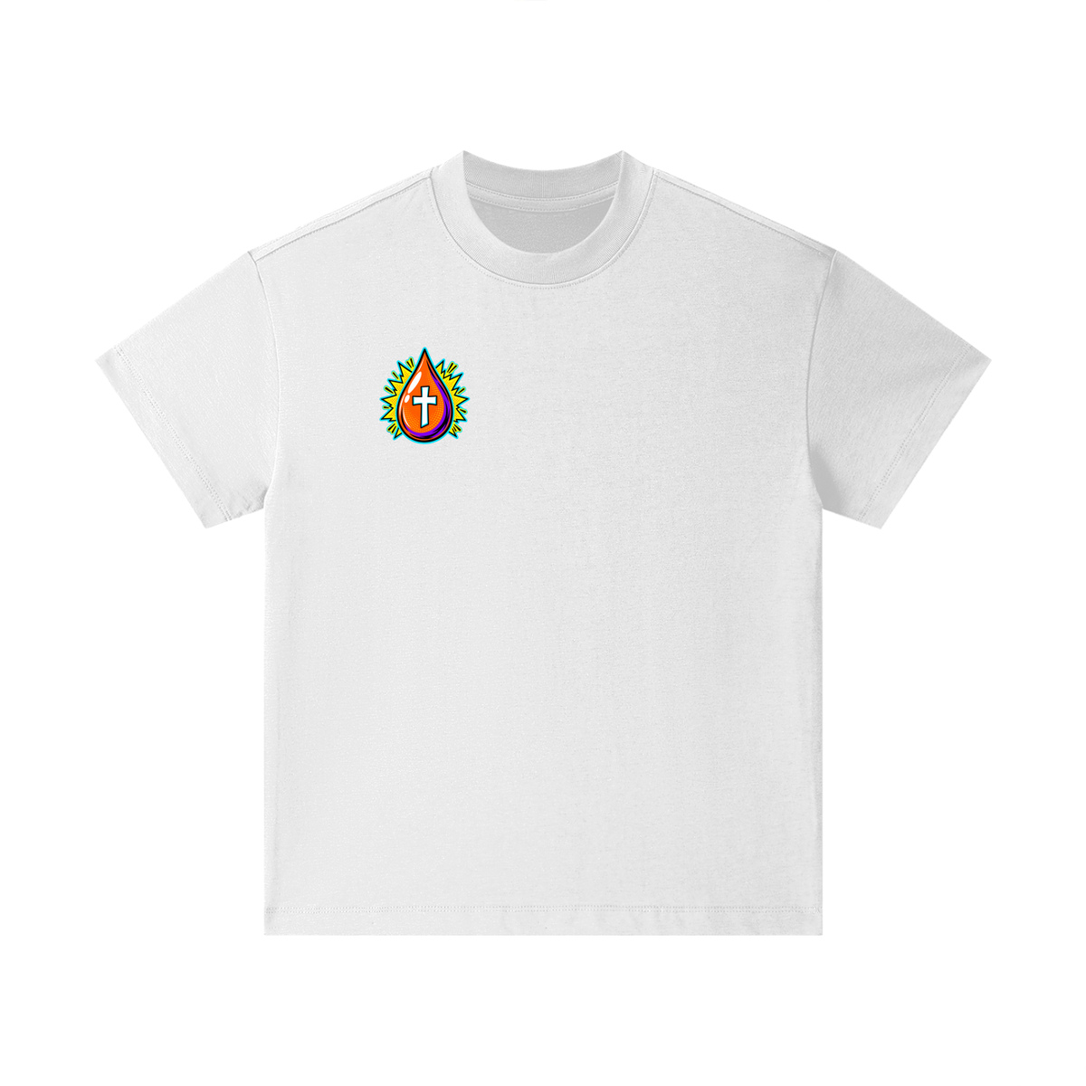 JESUS DIED ONCE BACKED UP BY Romans 6:9-10 Kids T-Shirt
