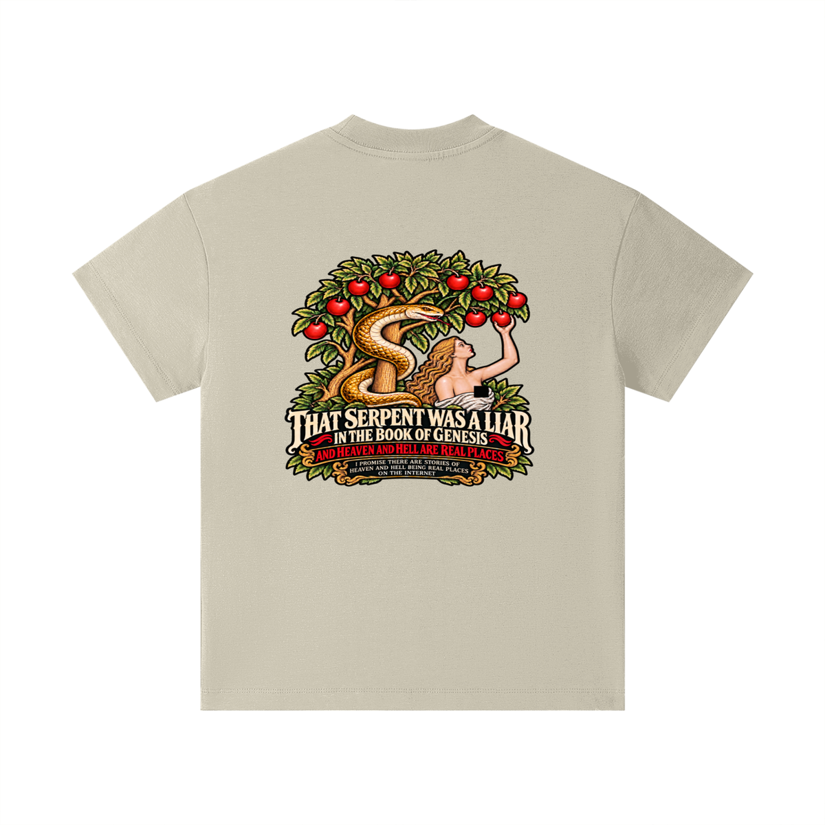 REVIVAL ARMOUR THAT SERENT WAS A LIAR IN THE BOOK OF GENESIS AND HEAVEN AND HELL ARE REAL PLACES I PROMISE THESE ARE STORIES OF HEAVEN AND HELL BEING REAL PLACES ON THE INTERNET Kids T-Shirt