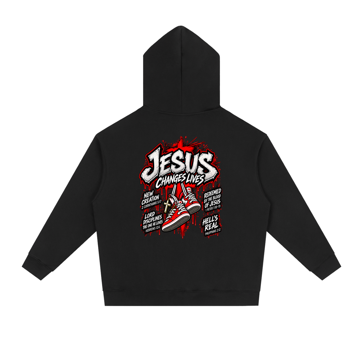 JESUS CHANGES LIVES Hoodie