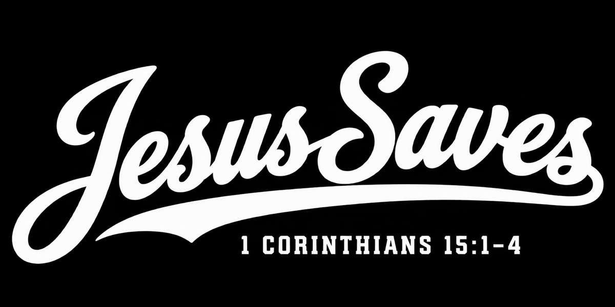 JESUS SAVES 1 Corinthians 15:1-4 Kids' Shorts