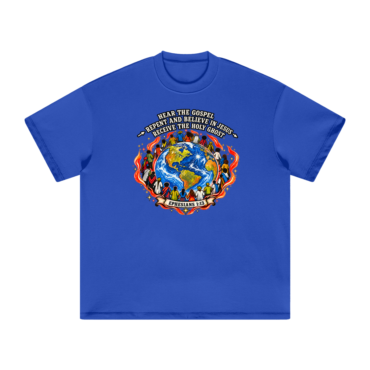 Hear the Gospel > repent and believe in Jesus > Receive the Holy Ghost T-Shirt