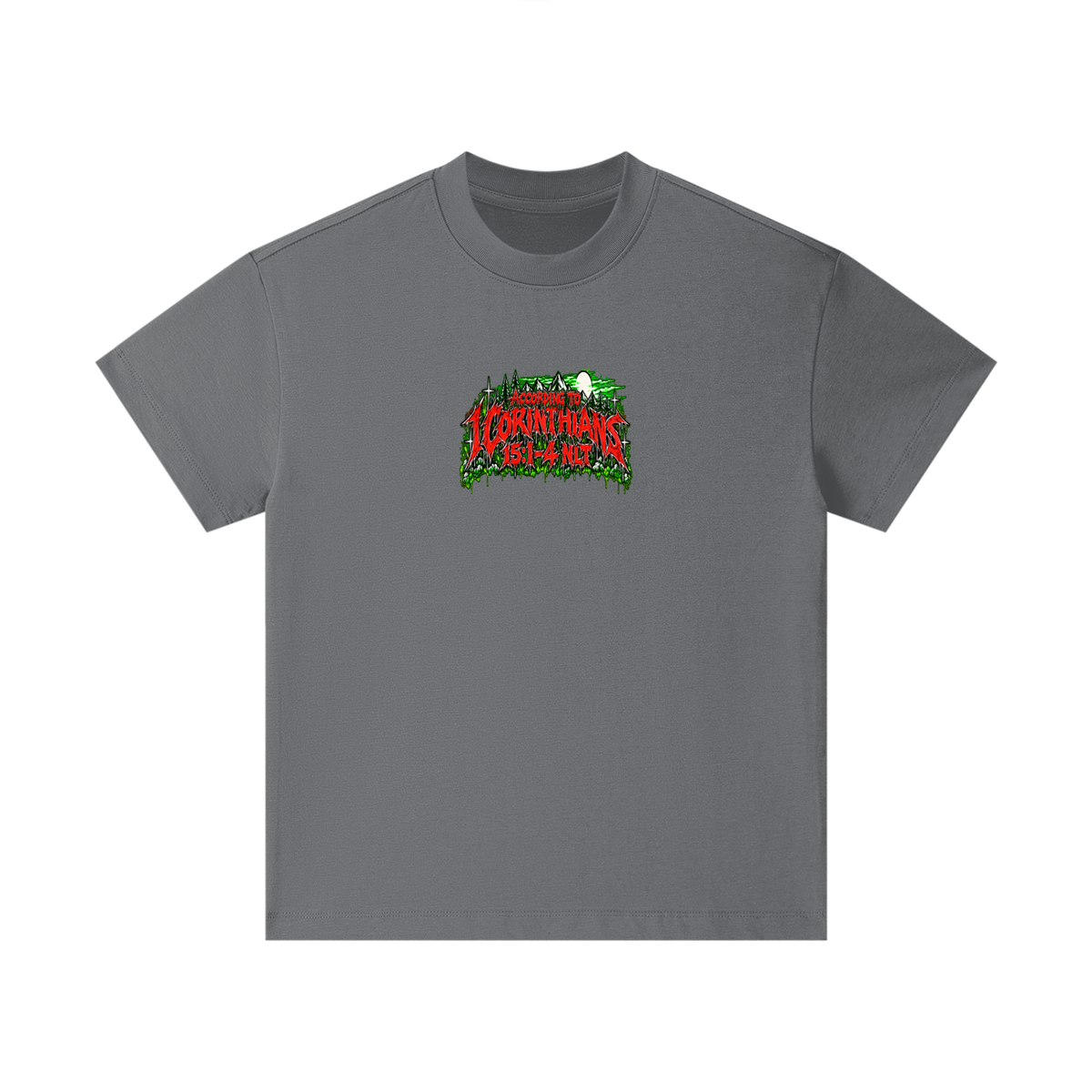 ACCORDING TO 1 CORINTHIANS 15:1-4 NLT THE GOOD NEWS IS JESUS CHRIST DIED FOR OUR SINS HEAVEN AND HELL ARE PLACES Kids T-Shirt