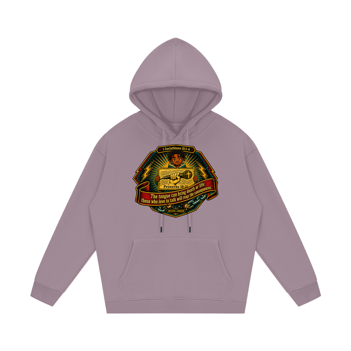 Proverbs 18:21 NLT Hoodie