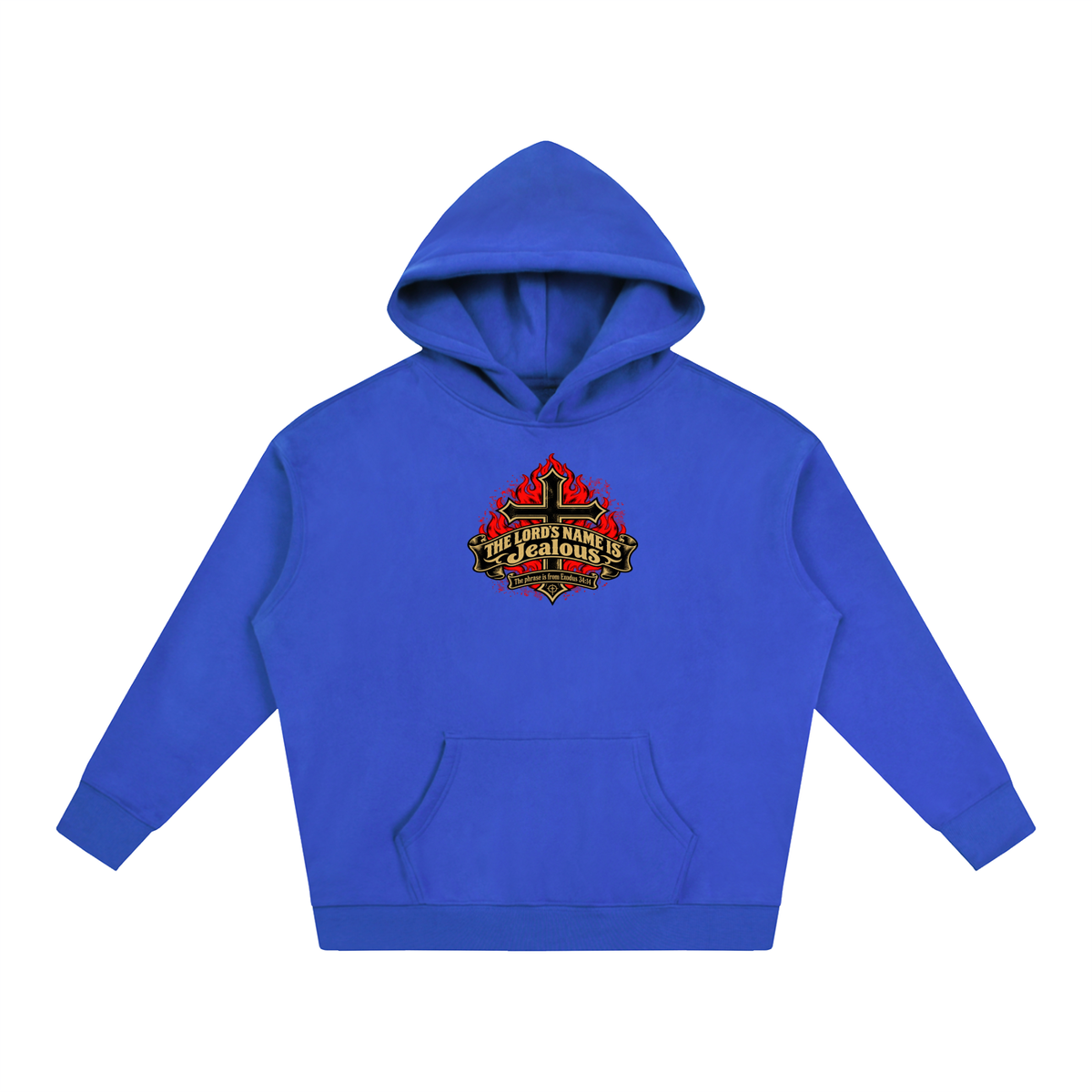 THE LORD'S NAME IS Jealous The phrase is from Exodus 34:14 Hoodie