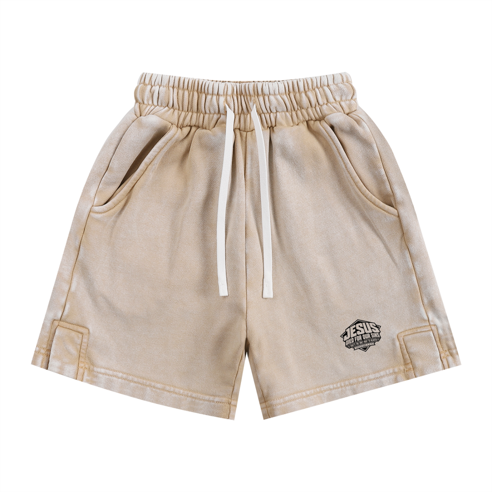 JESUS DIED FOR OUR SINS THAT'S THE ONLY WAY TO HEAVEN (EPHESIANS 2:8-9) Kids' Shorts