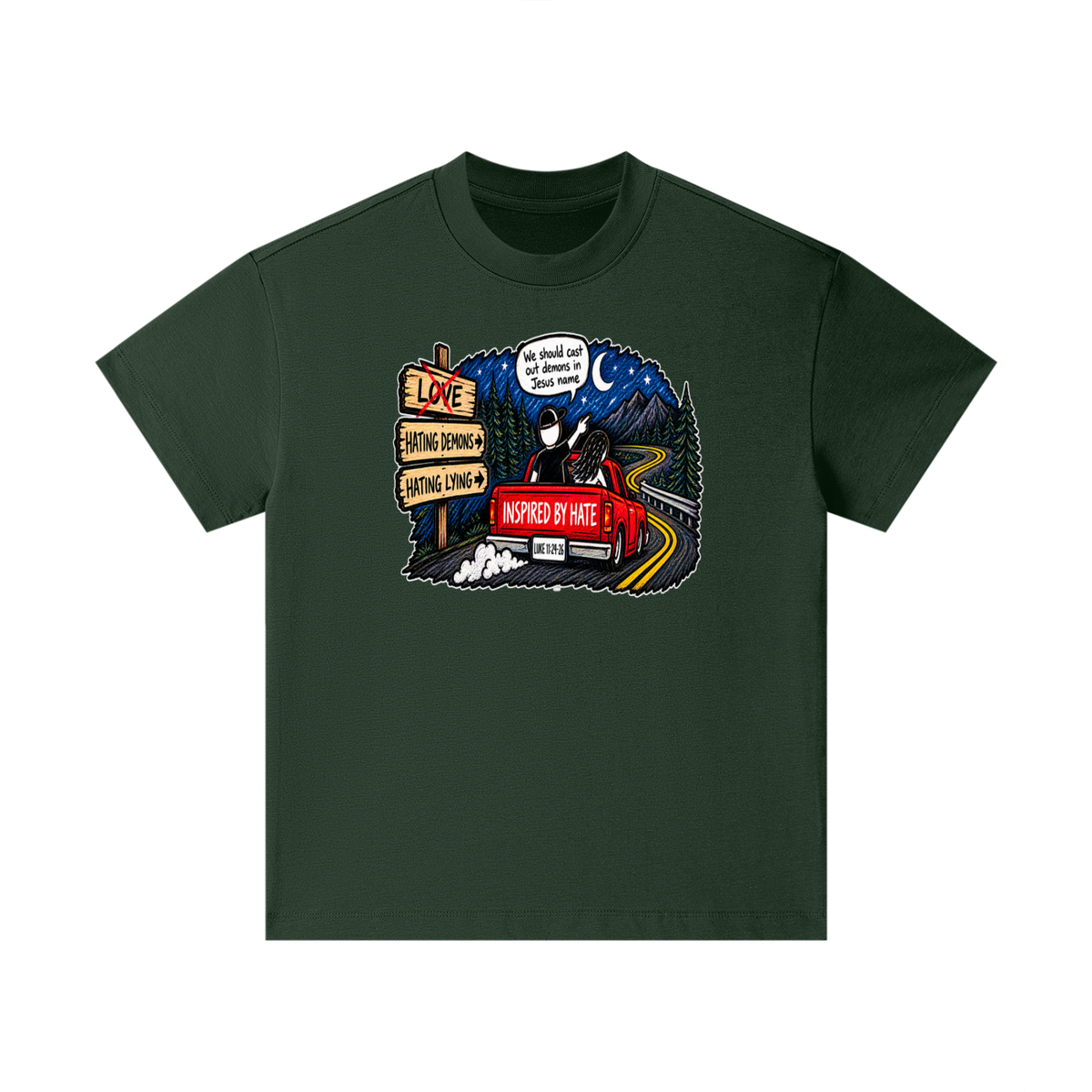 INSPIRED BY HATE Kids T-Shirt