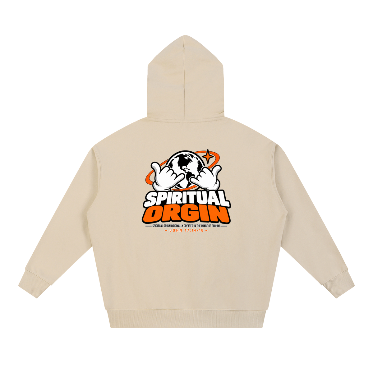 SPIRITUAL ORGIN - SPIRITUAL ORGIN ORIGINALLY CREATED IN THE IMAGE OF ELOHIM- Hoodie