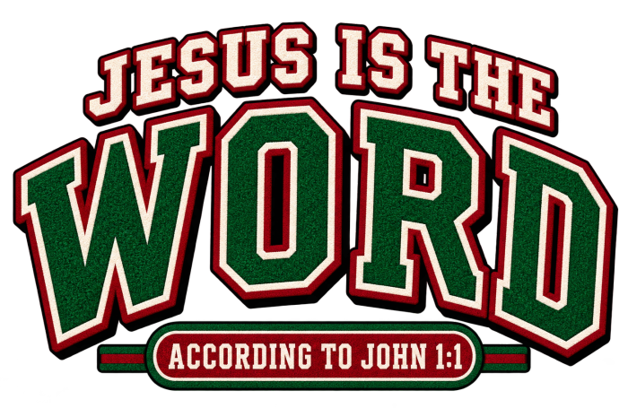 JESUS IS THE WORD ACCORDING TO JOHN 1:1 Kids T-Shirt