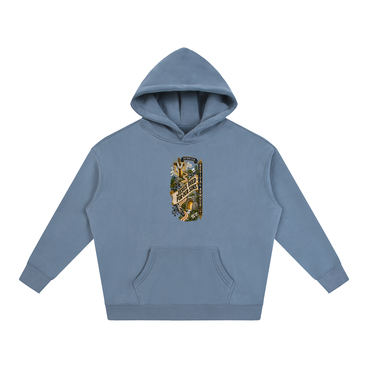MATTHEW 20:28 Jesus died for our sins REVIVAL ARMOUR Hoodie