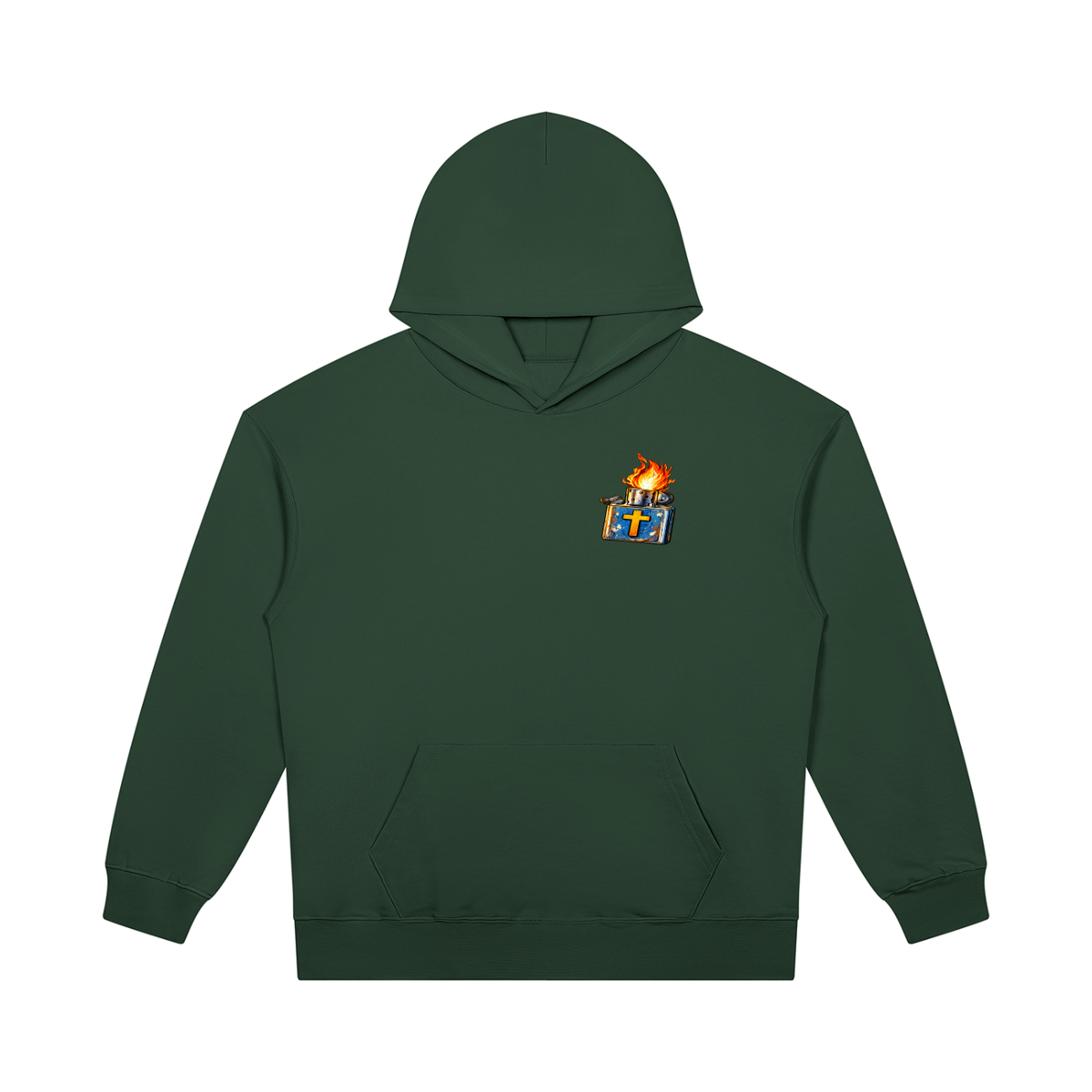 JESUS SAVES FROM IRE THAT GOES OUT AND DOGS DON'T GO TO THE NEW JERUSALEM ACCORDING TO REVELATION 22:15 Hoodie
