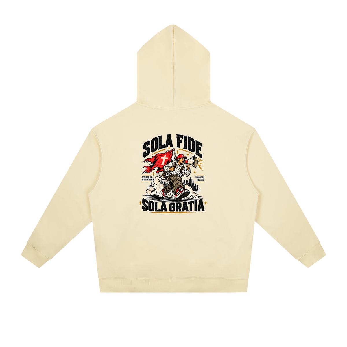 "Sola Fide / Sola Gratia" – Latin for "Faith Alone / Grace Alone." Hoodie