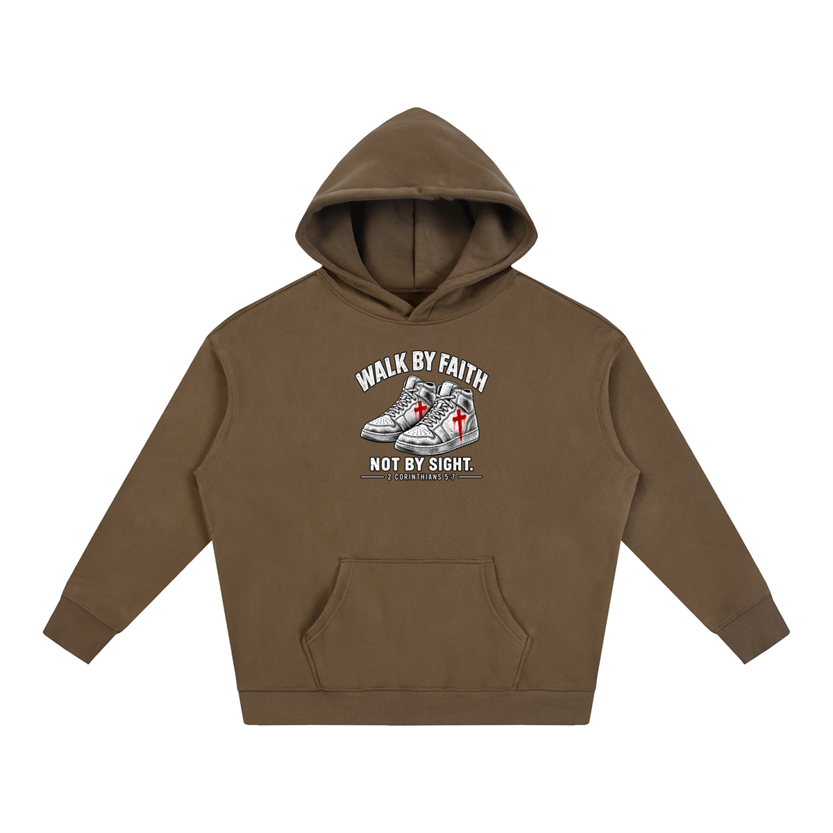 Walk by faith not by sight. Hoodie
