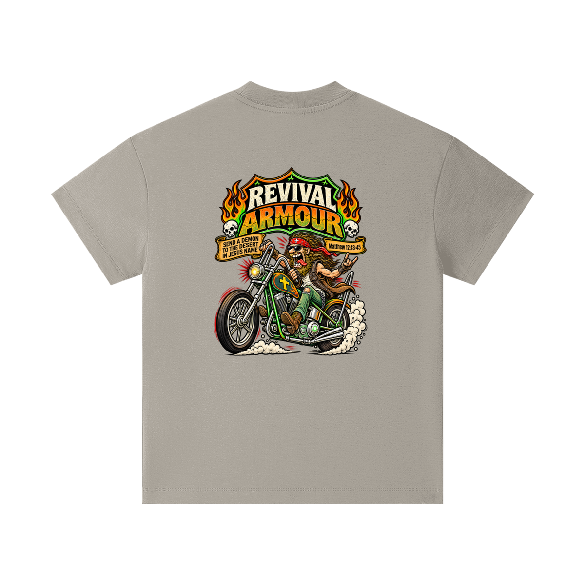 REVIVAL ARMOUR SEND A DEMON TO THE DESERT IN JESUS NAME [MATTHEW 12:43-45] Kids T-Shirt