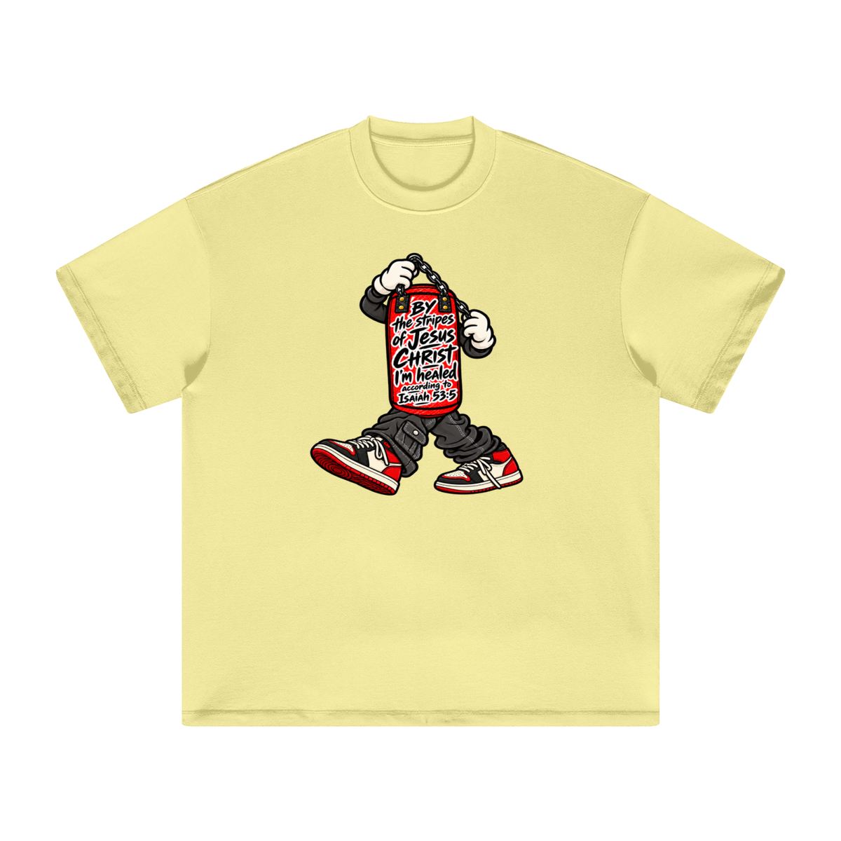 BY the stripes of Jesus CHRIST I'm heAled According to Isaiah 53:5 T-Shirt