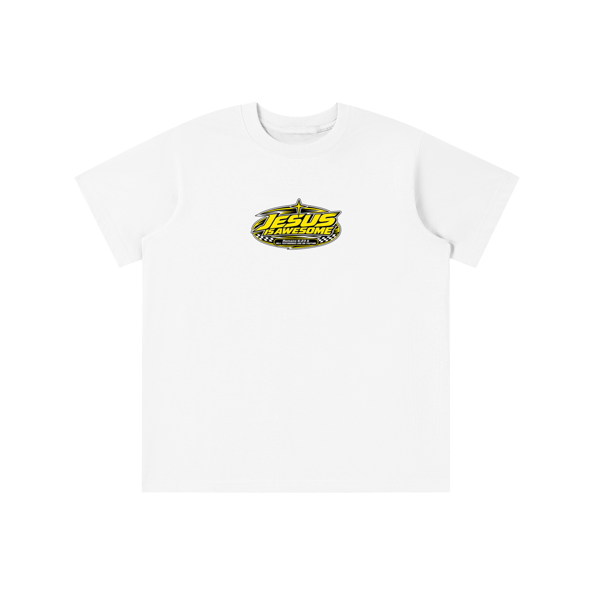 JESUS IS AWESOME ROMANS 6:23 & HELL TESTIMONIES ARE ON YOUTUBE youth T-shirt