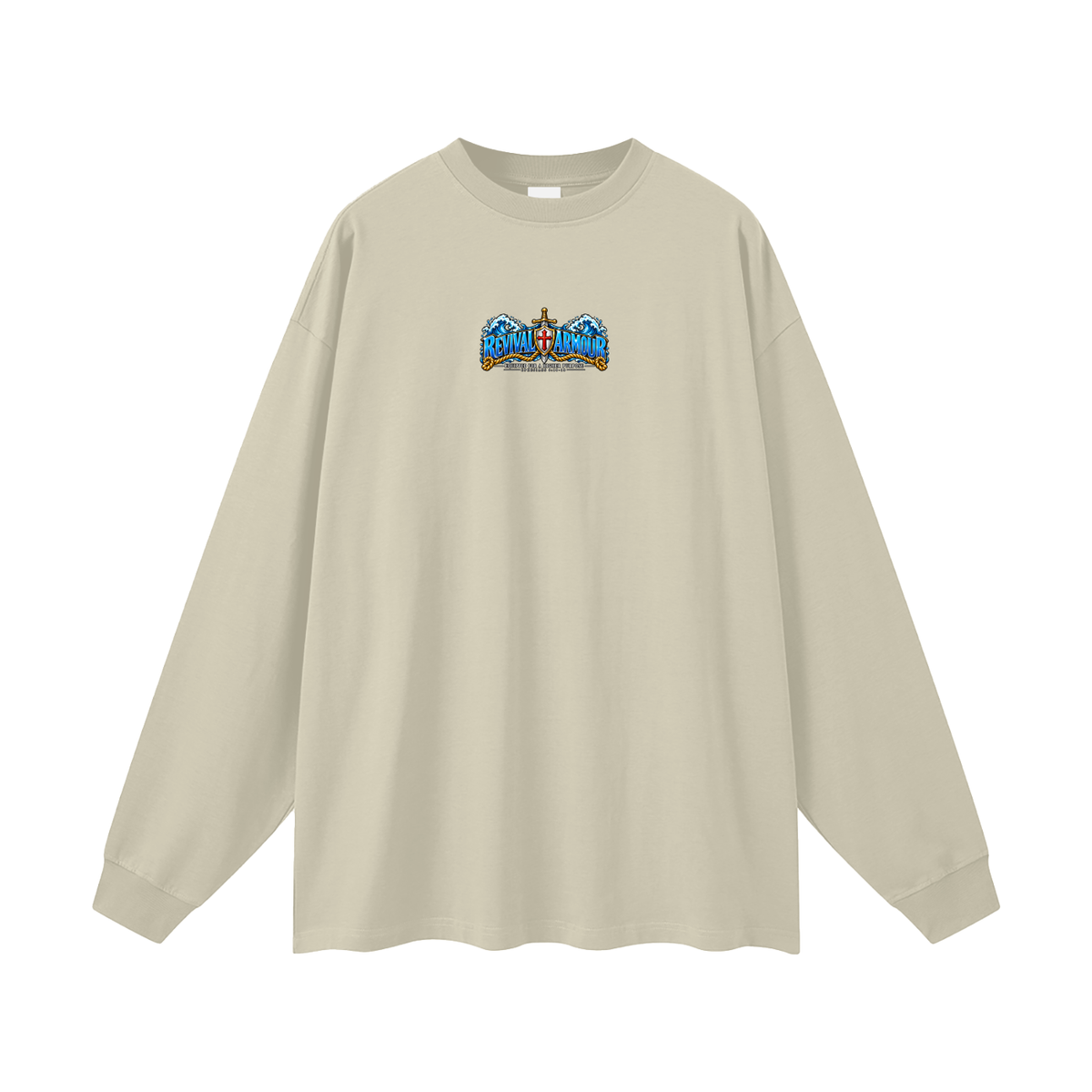 REVIVAL ARMOUR -EQUIPPED FOR A HIGHER PURPOSE- -EPHESIANS 6:10-18- Long Sleeve T-Shirt