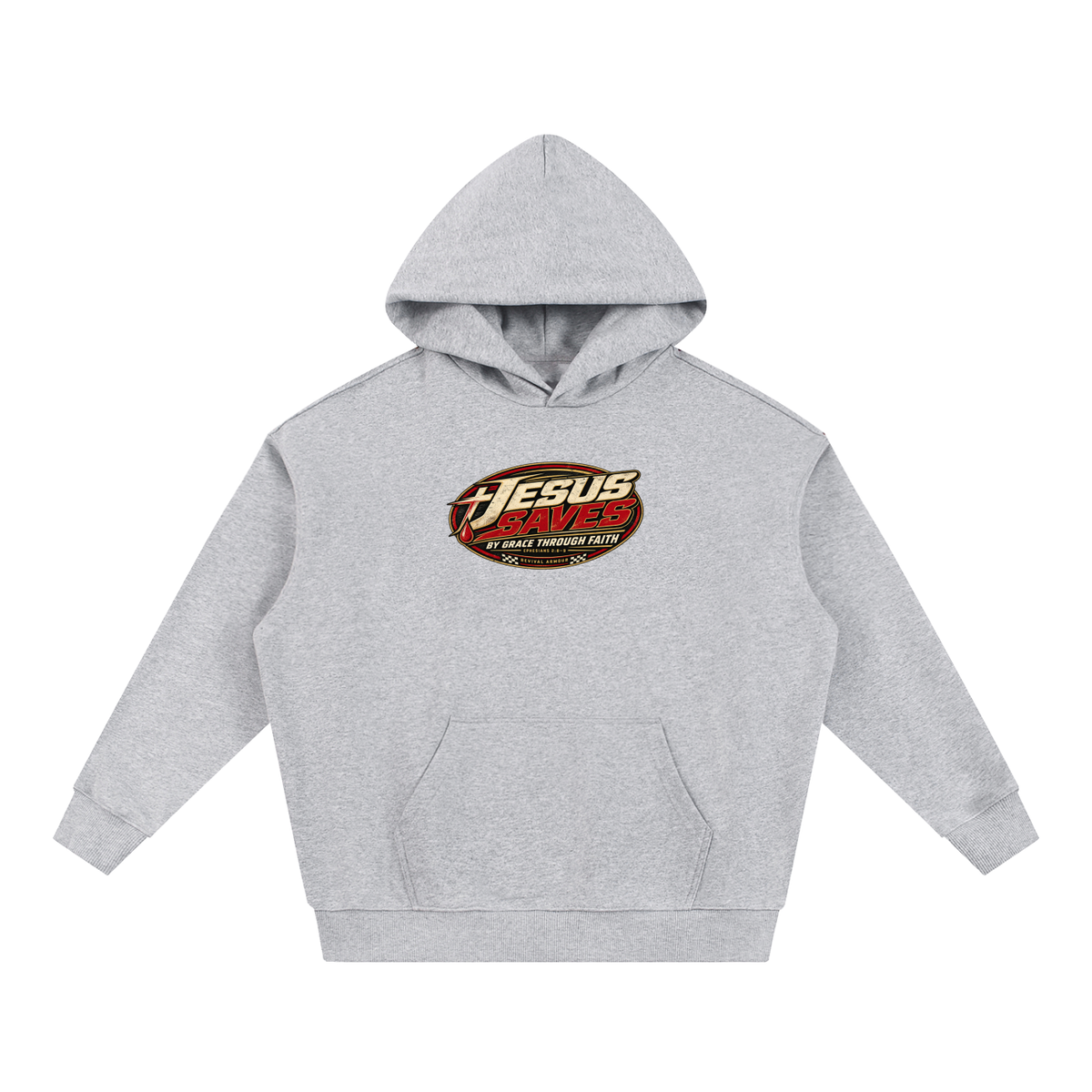 JESUS SAVES BY GRACE THROUGH FAITH - EPHESIANS 2:8-9 - Hoodie