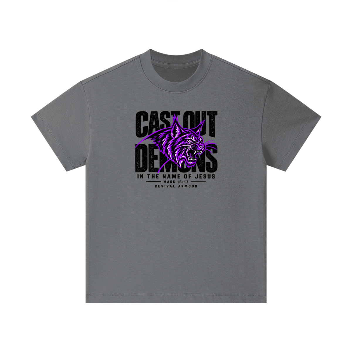 CAST OUT DEMONS IN THE NAME OF JESUS MARK 16:17 REVIVAL ARMOUR Kids T-Shirt