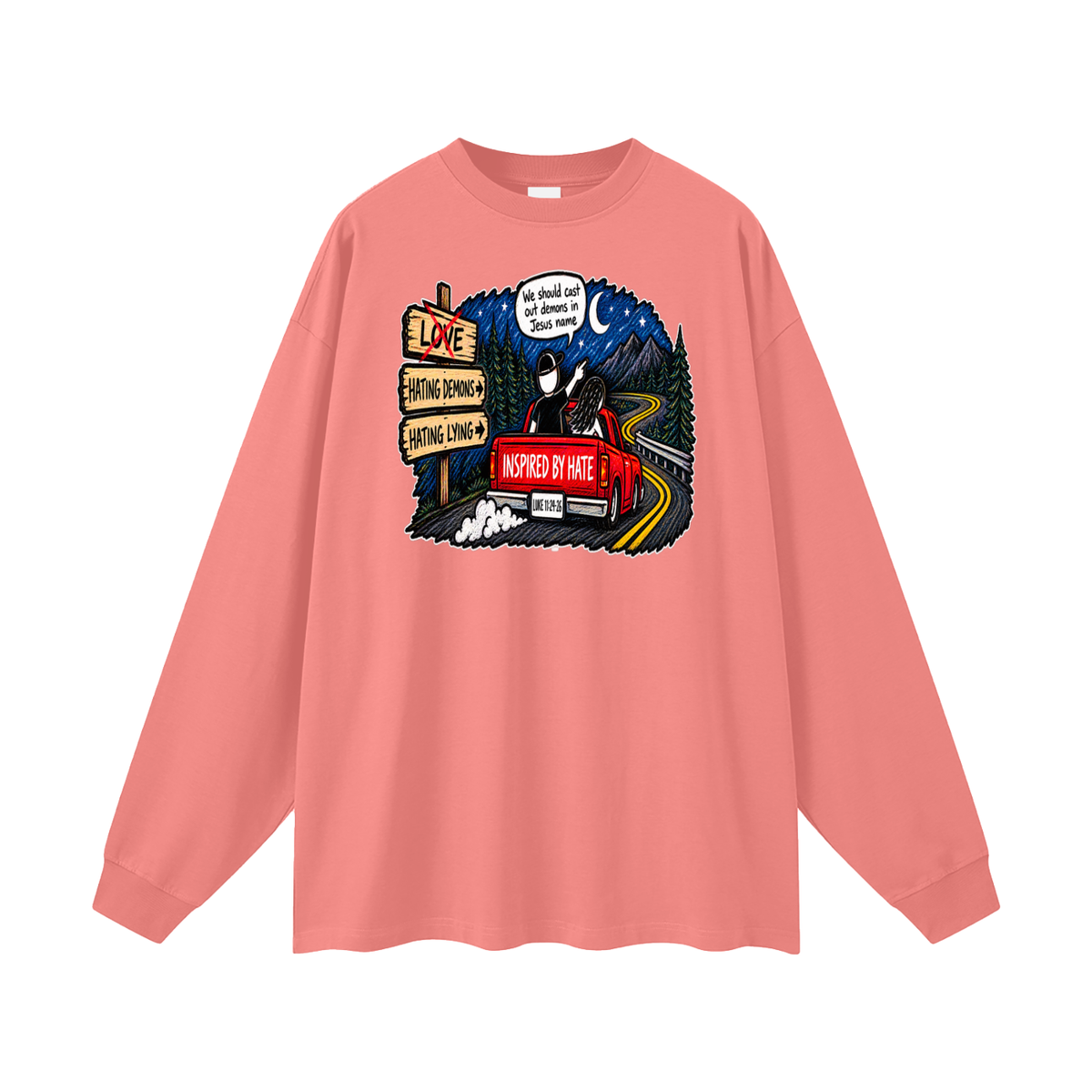 INSPIRED BY HATE Long Sleeve T-Shirt