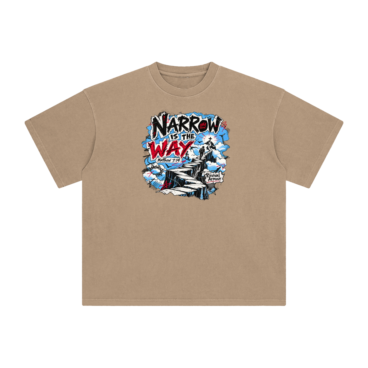 NARROW IS THE WAY [MATTHEW 7:14] Revival Armour T-Shirt