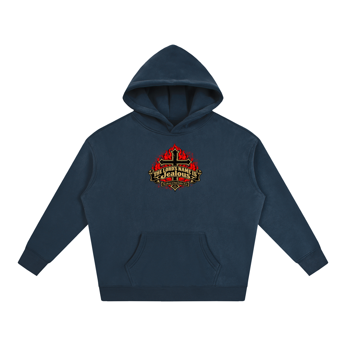 THE LORD'S NAME IS Jealous The phrase is from Exodus 34:14 Hoodie