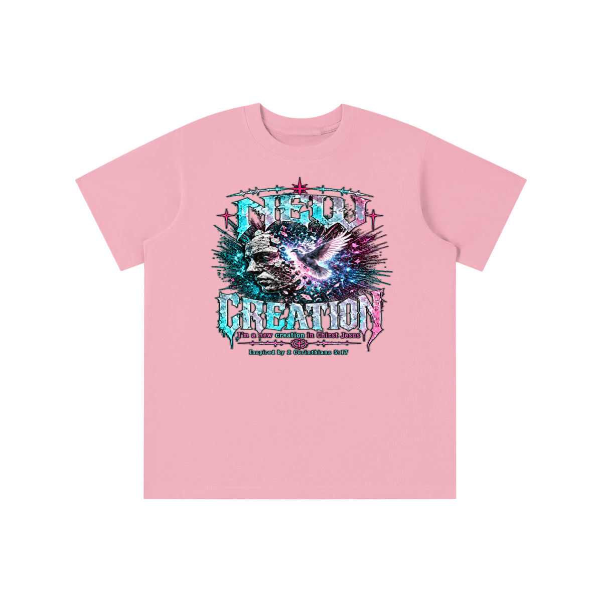 NEW CREATION I'm a new creation in Chirst Jesus Inspired by 2 Corinthians 5:17 youth T-shirt