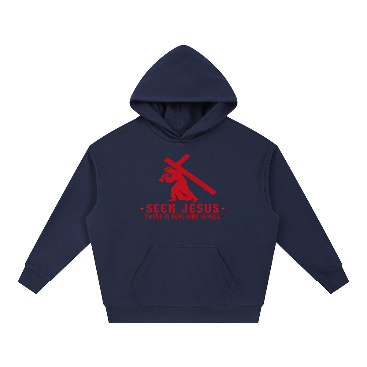 SEEK JESUS THERE IS REAL FIRE IN HELL Hoodie
