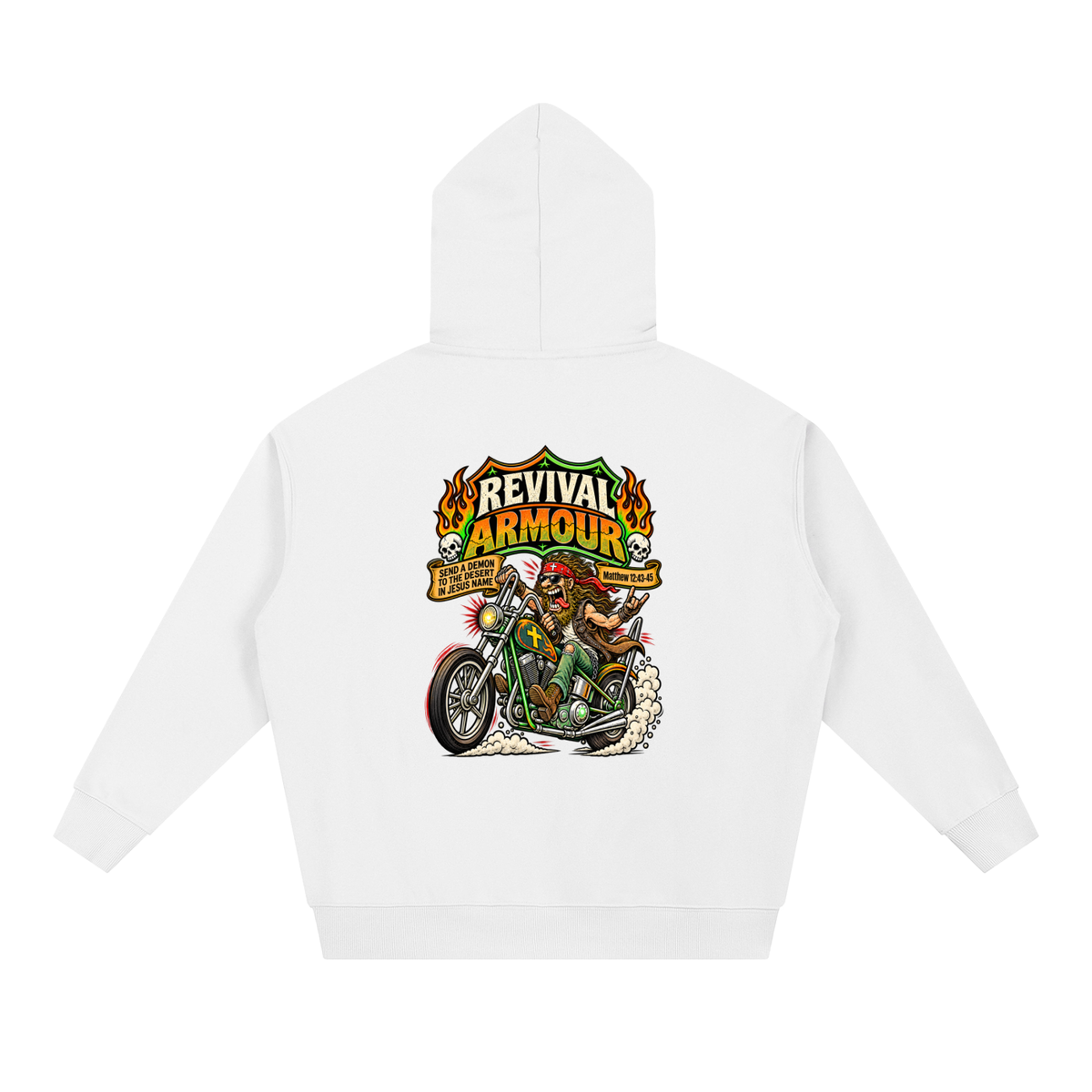 REVIVAL ARMOUR SEND A DEMON TO THE DESERT IN JESUS NAME [MATTHEW 12:43-45] Hoodie