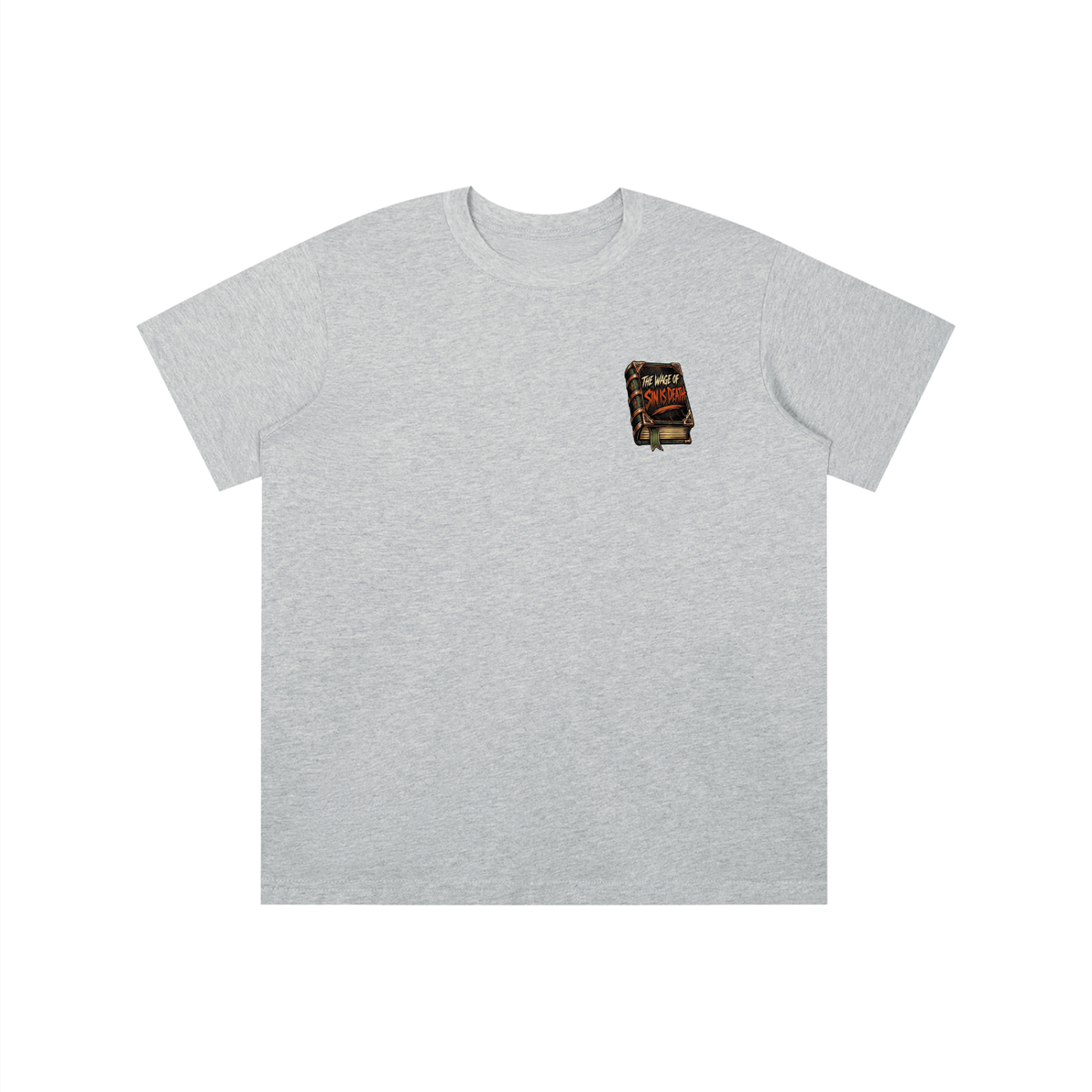 THE WAGE OF SIN IS DEATH REVIVAL ARMOUR I SHOULDN'T NEGLECT GOING TO CHURCH. ACCORDING TO HEBREWS 10:25-26 youth T-shirt