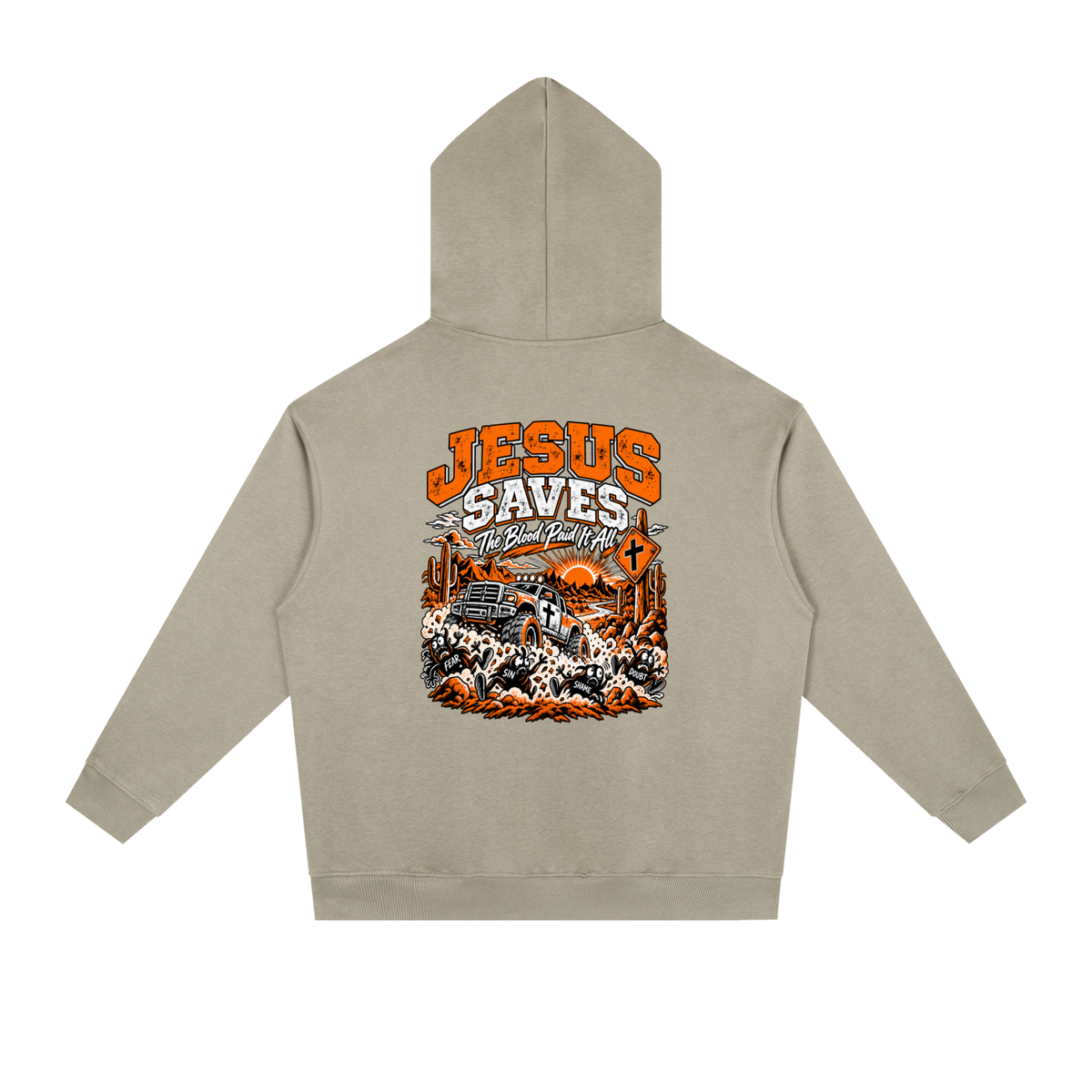 JESUS DIED FOR FOR OUR SINS THAT'S THE GOOD NEWS 1 CORTHIANS 15:1-4 JESUS SAVES THE BLOOD PAID IT ALL Hoodie