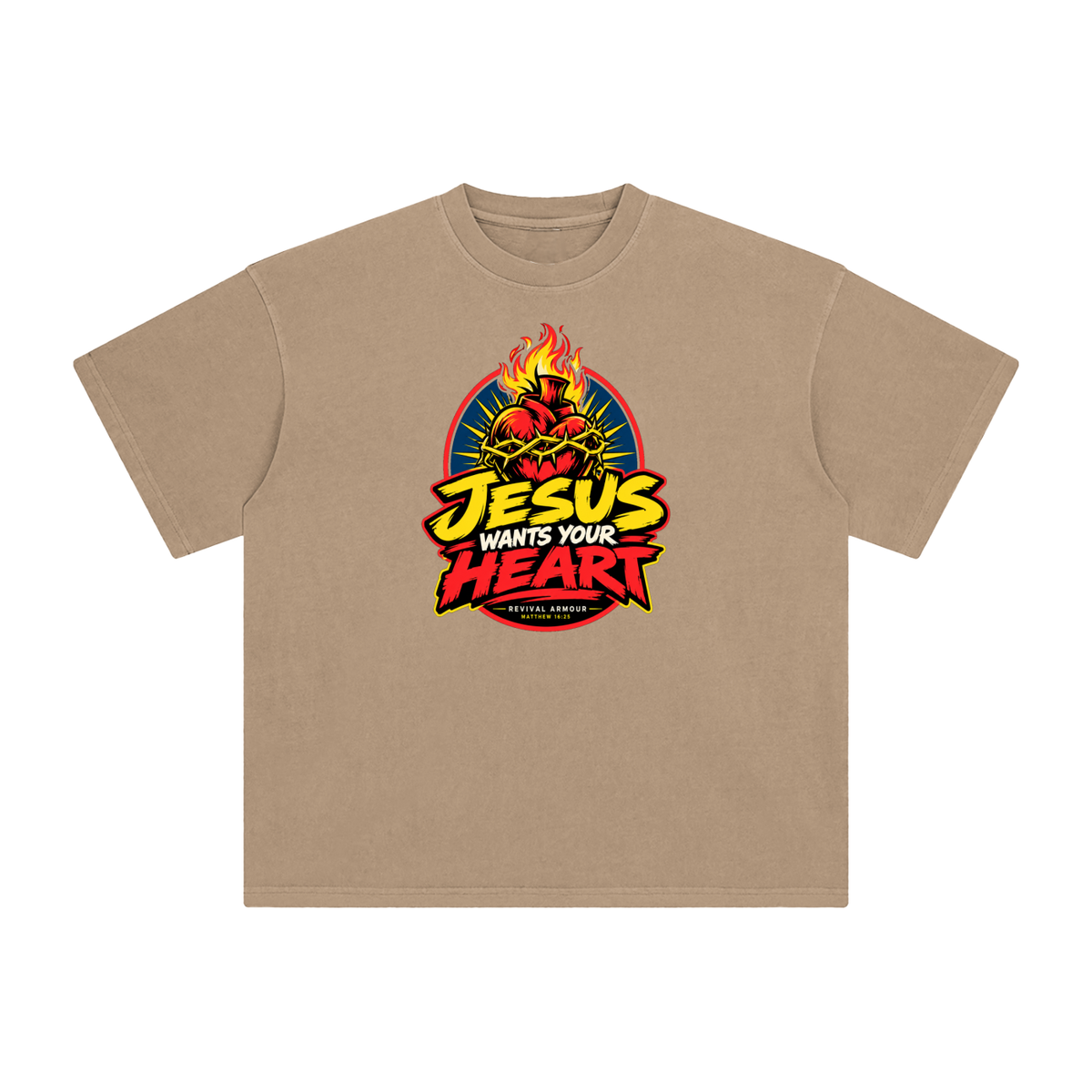JESUS WANTS YOUR HEART - REVIVAL ARMOUR -  T-Shirt