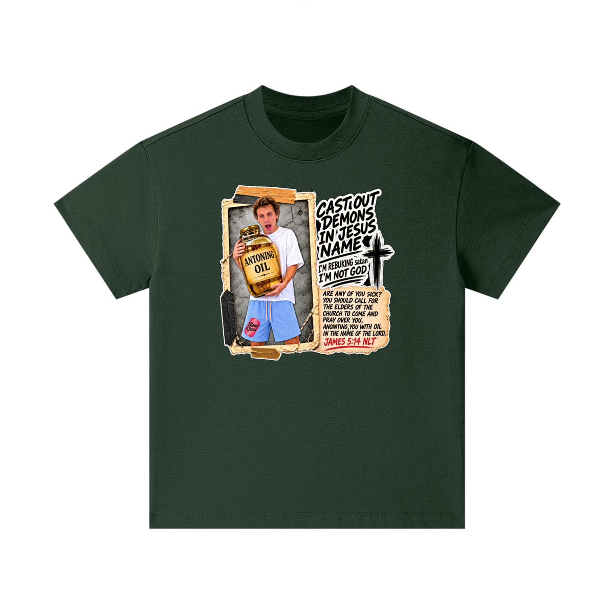 I'M REBUKING satan I'M NOT GOD Kids T-Shirt