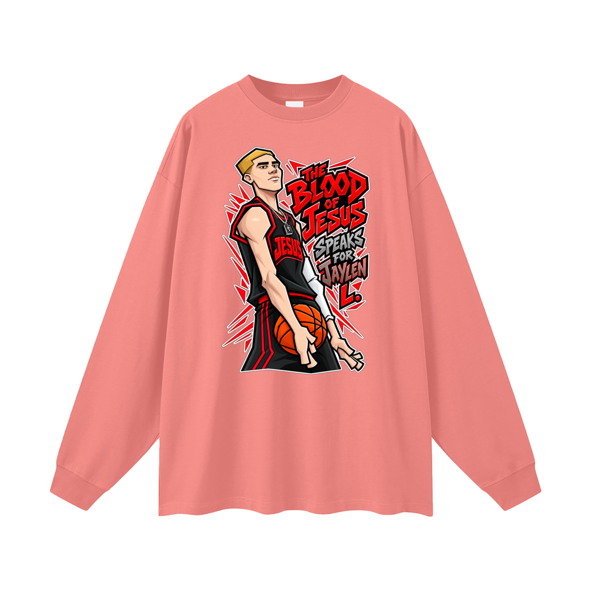 THE BLOOD OF JESUS SPEAKS FOR JAYLEN L. Long Sleeve T-Shirt
